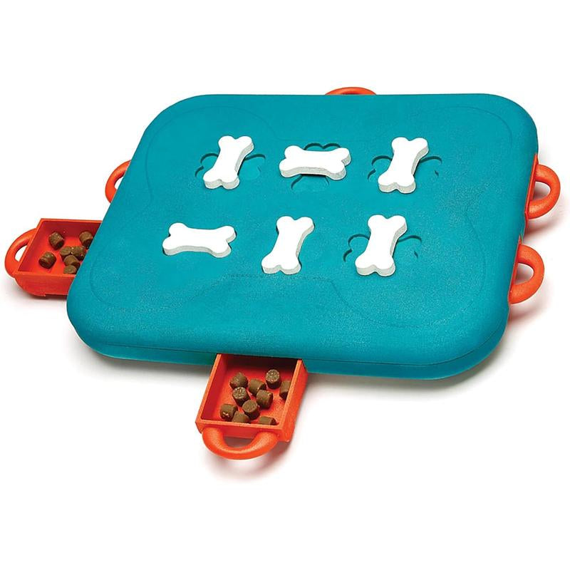 Dog Treat Maze Dog Puzzle Enrichment Toy, Level 2 Intermediate, Green Game Feeding