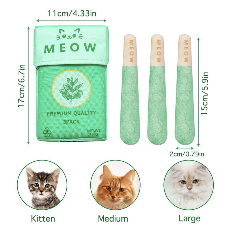 Cigarette Design Dog Toy, 1 Count Interactive Chew Toy with Squeaky Sound, Fun and Novelty Design Dog Toy, Chew Stick, Perfect for Puppies, Small and Medium Dogs, Valentine'S Day Gift