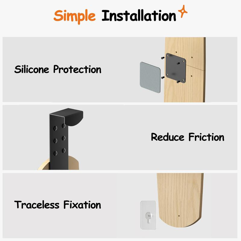 MEWOOFUN Multi-Level Door Hanging Cat Shelves Climber Door Mounted Vertical Cat Tree Tower with Cat Scratchers for Indoor Cats, 4-Levels Heavy Duty Cat Tree Tower, Space Saving Cat Tree for Renter Condo