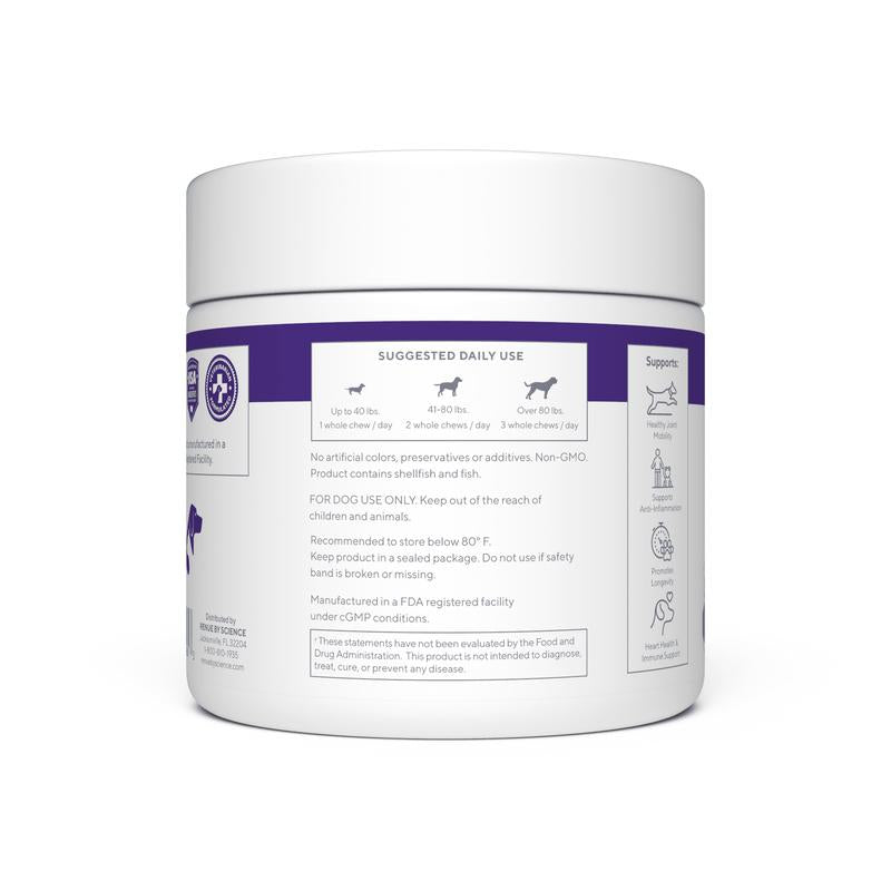 RENUE PET NMN Longevity Chews for Dogs - 60 Soft Chews with Liposomal NMR for Dog Health and Weight Management