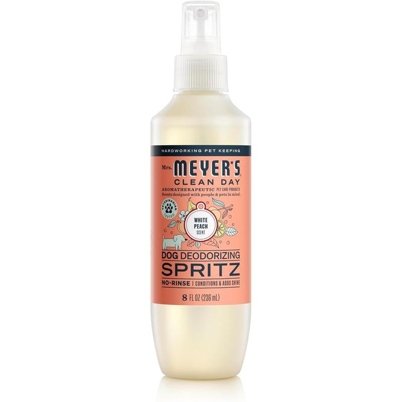 . CLEAN DAY Dog Deodorizing Spray, White Peach Scent, 8Oz