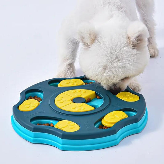 Multi-Grid Pet Food Dispenser, Pet Feeding Training Bowl, Pet Feeding Supplies