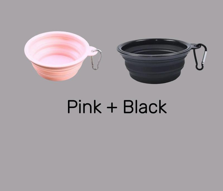 (2-PACK) Travel Dog Bowls- 12 FL OZ, Includes Six Bowls for Hydration and Comfort during Travel, Lightweight & Collapsible Design Toys