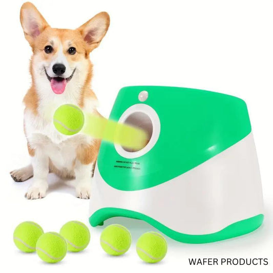 3 Mode Adjustable Pet Toy with Tennis Balls, Automatic Ball Launcher & 3 Balls, Dog Stuff, Interactive Dog Toy, Pet Products