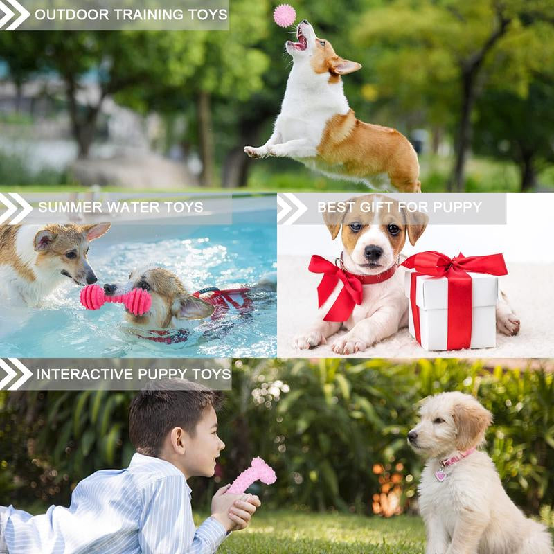 Durable Pet Chew Toy Set, 6 Counts/Set Mixed Style Dog Teeth Cleaning Toy, Interactive Dog Teeth Grinding Toy, Pet Products, Valentine'S Day Gift