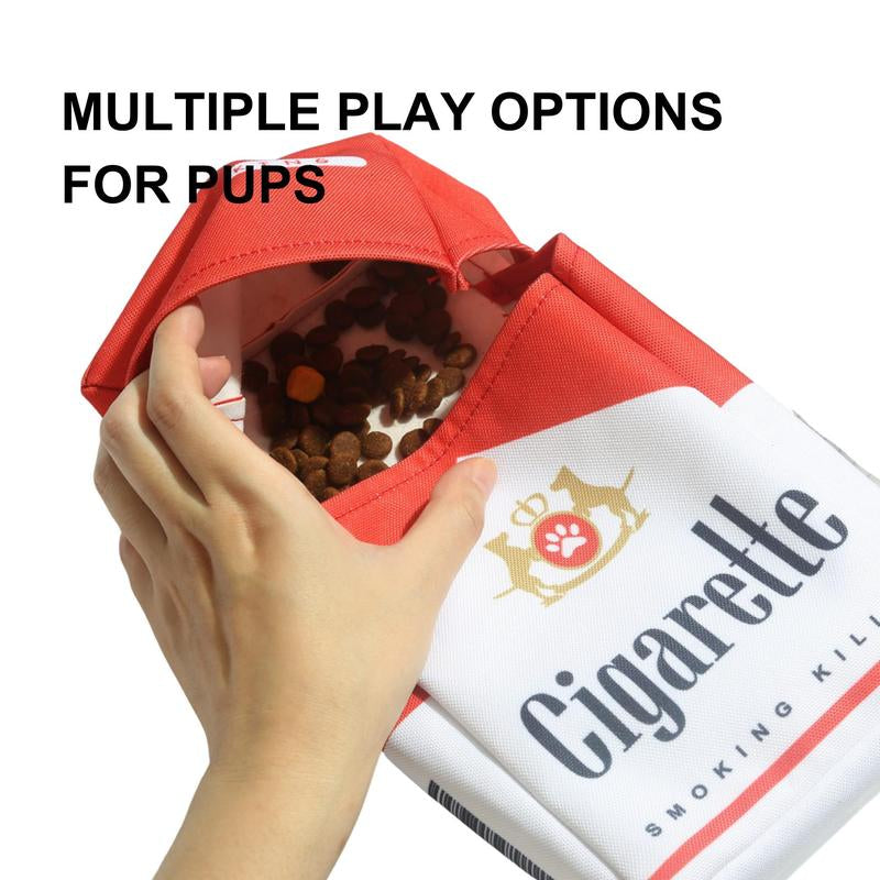 Cigarette Design Dog Toy, 1 Count Interactive Chew Toy with Squeaky Sound, Fun and Novelty Design Dog Toy, Chew Stick, Perfect for Puppies, Small and Medium Dogs, Valentine'S Day Gift