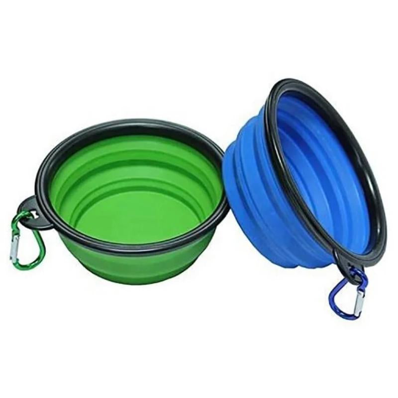 (2-PACK) Travel Dog Bowls- 12 FL OZ, Includes Six Bowls for Hydration and Comfort during Travel, Lightweight & Collapsible Design Toys
