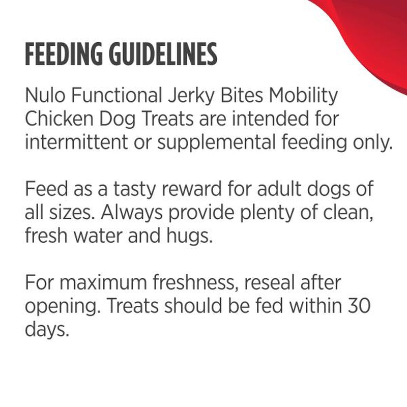 Nulo Functional Jerky Mobility Chicken Dog Treats, 5 Oz Pet Food Chewy