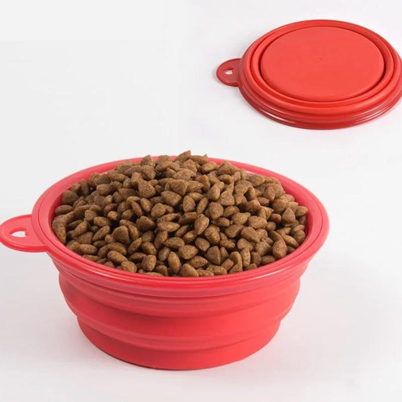 (2-PACK) Travel Dog Bowls- 12 FL OZ, Includes Six Bowls for Hydration and Comfort during Travel, Lightweight & Collapsible Design Toys