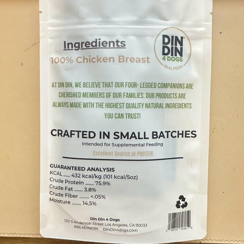 Chicken Jerky Dog Treats - Single Ingredient Dog Treats Delicious Pet Dog Food