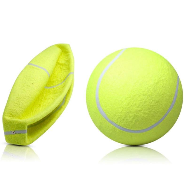 Durable Inflatable Rubber Tennis Ball for Dogs, Pet Chasing Toy Ball, Interactive Pet Toy Ball for Dogs & Cats, Pet Products, Dog Stuff, Christmas, Christmas Gift