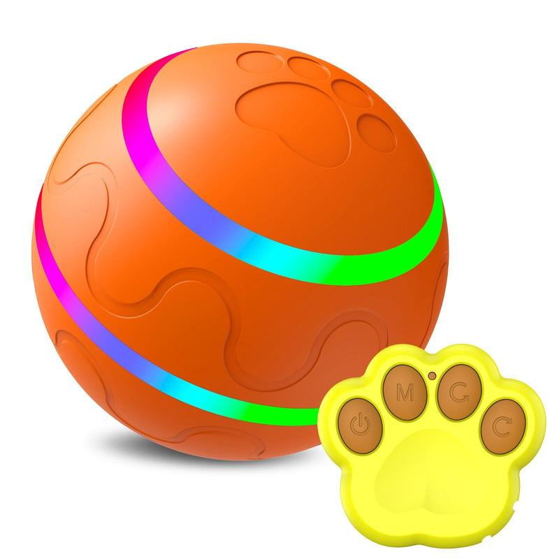 [New Upgrade] Remote Control Interactive Dog Toy Dog Ball, Durable Motion-Activated Automatic Rolling Ball Toy for /Small/Medium/Large Dogs, USB Charging