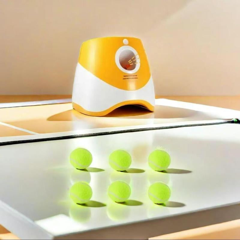 Automatic Dog Ball Launcher with 3 Balls, 1 Box Interactive Dog Tennis Ball Throwing Machine, Pet Products, Dog Toys, New Year Gift
