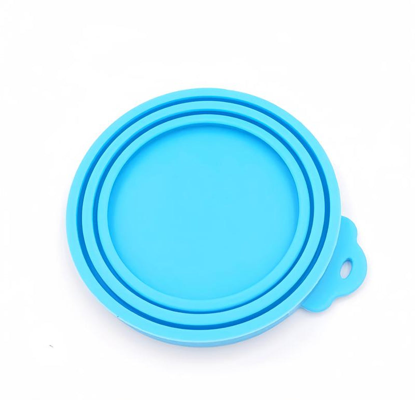4 Pack Multi-Functional Pet Food Can Lid - Safe Silicone Materials