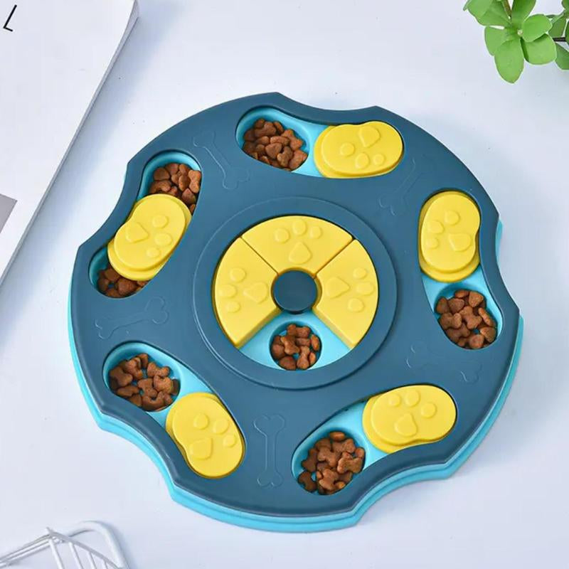 Multi-Grid Pet Food Dispenser, Pet Feeding Training Bowl, Pet Feeding Supplies