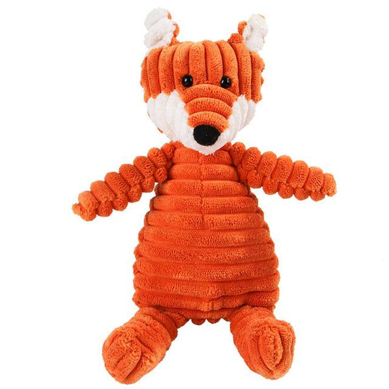 Vocal Animal Plush for Pet Dog Molar Teeth Cleaning Training - Soft Corduroy Material, Bite-Resistant, Safe for Chewing & Stress Relief, Includes BB Whistle Sound