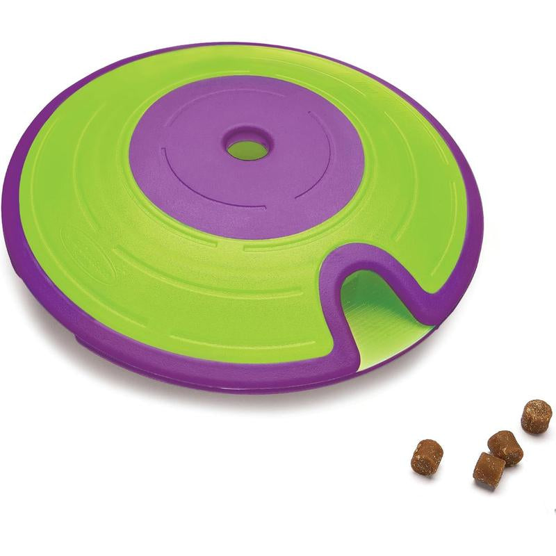 Dog Treat Maze Dog Puzzle Enrichment Toy, Level 2 Intermediate, Green Game Feeding