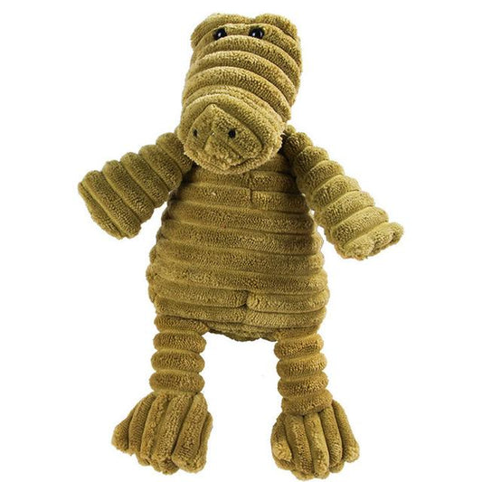 Vocal Animal Plush for Pet Dog Molar Teeth Cleaning Training - Soft Corduroy Material, Bite-Resistant, Safe for Chewing & Stress Relief, Includes BB Whistle Sound