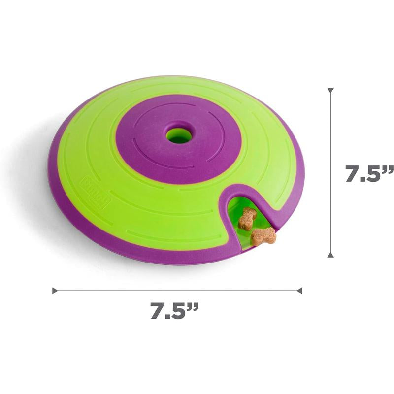 Dog Treat Maze Dog Puzzle Enrichment Toy, Level 2 Intermediate, Green Game Feeding