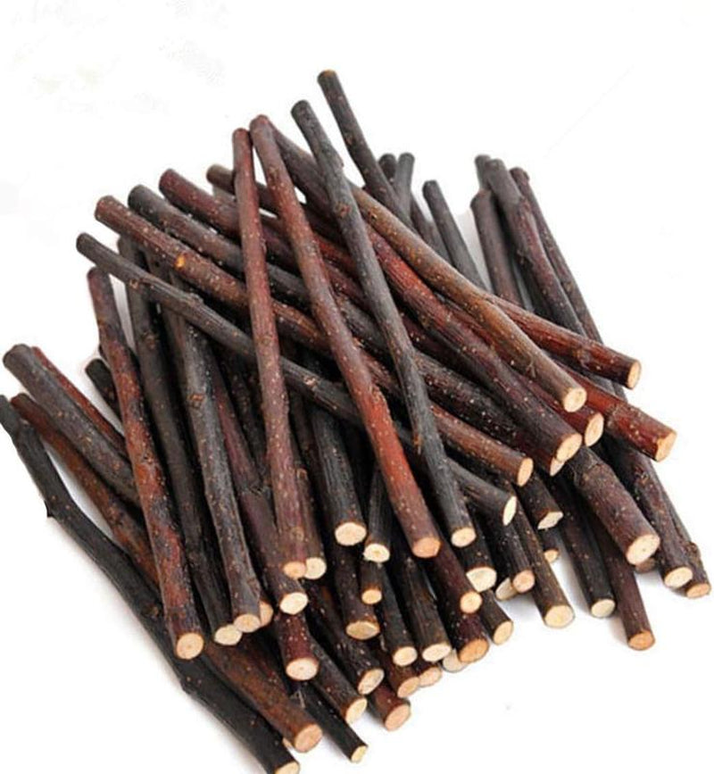 250G Apple Chew Sticks for Small Animals - Molar Treats for Rabbits, Chinchillas, Guinea Pigs, Hamsters, Gerbils, and Parrots