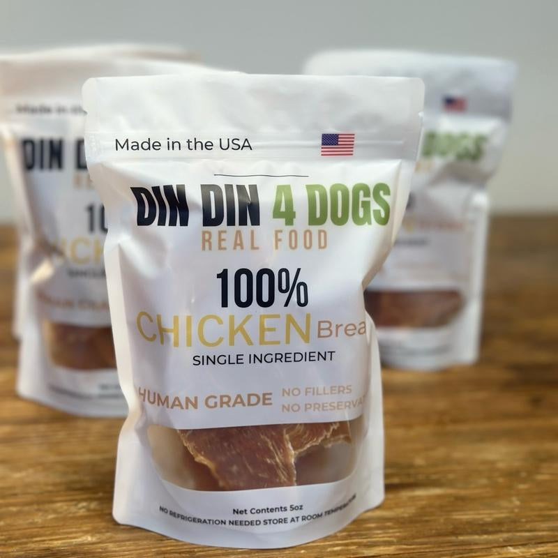 Chicken Jerky Dog Treats - Single Ingredient Dog Treats Delicious Pet Dog Food