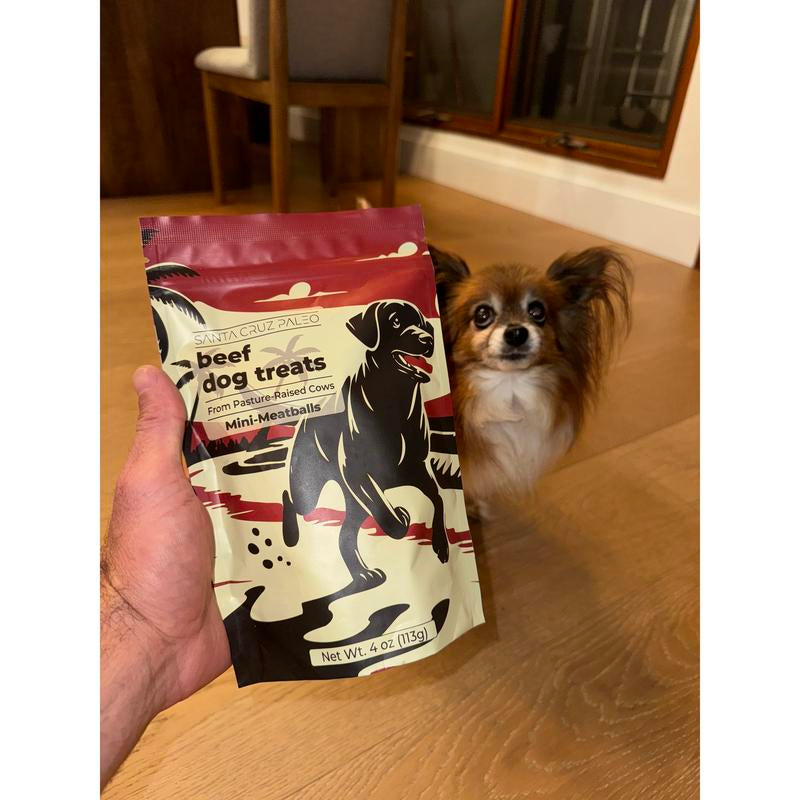Santa Cruz Beef Organ Dog Treats with Grass Fed Beef!