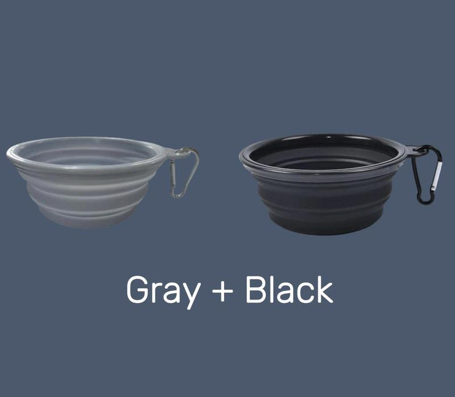 (2-PACK) Travel Dog Bowls- 12 FL OZ, Includes Six Bowls for Hydration and Comfort during Travel, Lightweight & Collapsible Design Toys