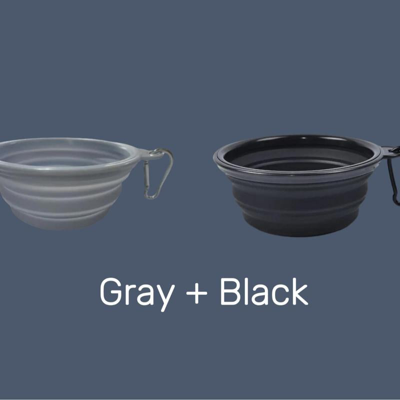 (2-PACK) Travel Dog Bowls- 12 FL OZ, Includes Six Bowls for Hydration and Comfort during Travel, Lightweight & Collapsible Design Toys