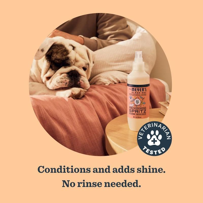 . CLEAN DAY Dog Deodorizing Spray, White Peach Scent, 8Oz