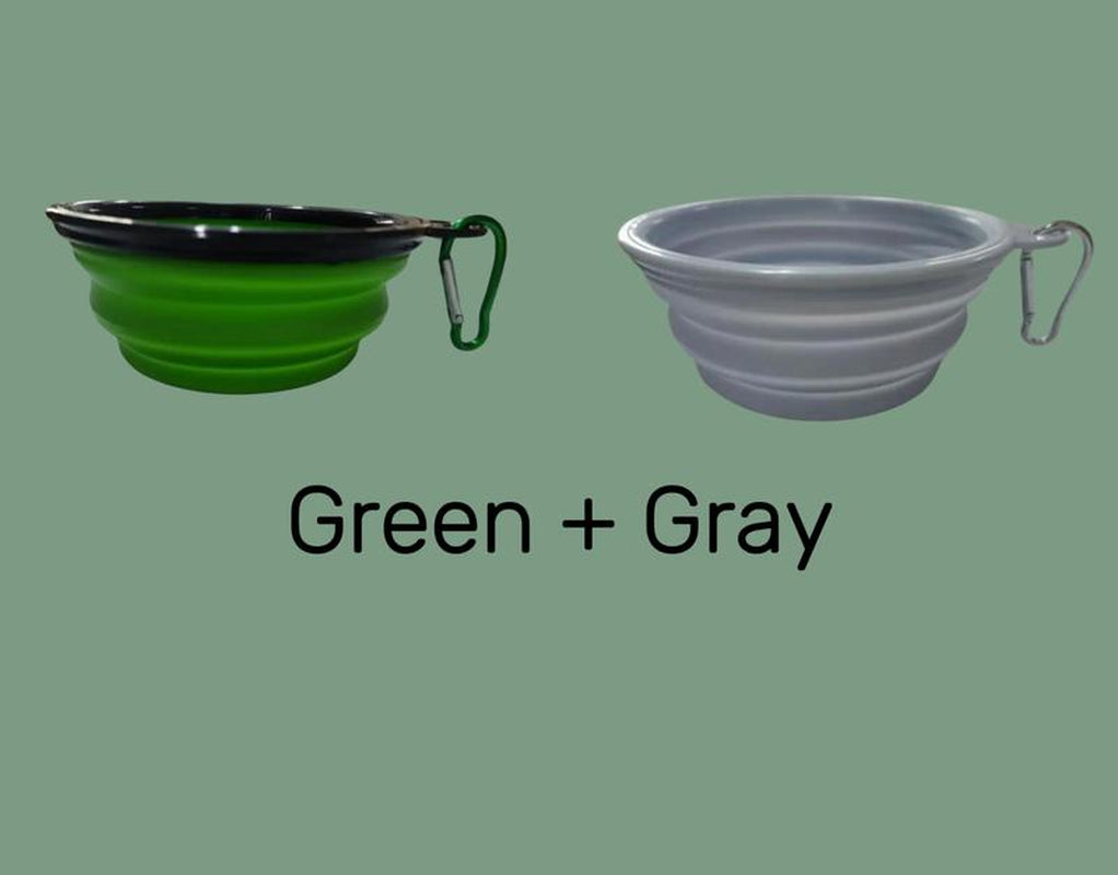 (2-PACK) Travel Dog Bowls- 12 FL OZ, Includes Six Bowls for Hydration and Comfort during Travel, Lightweight & Collapsible Design Toys
