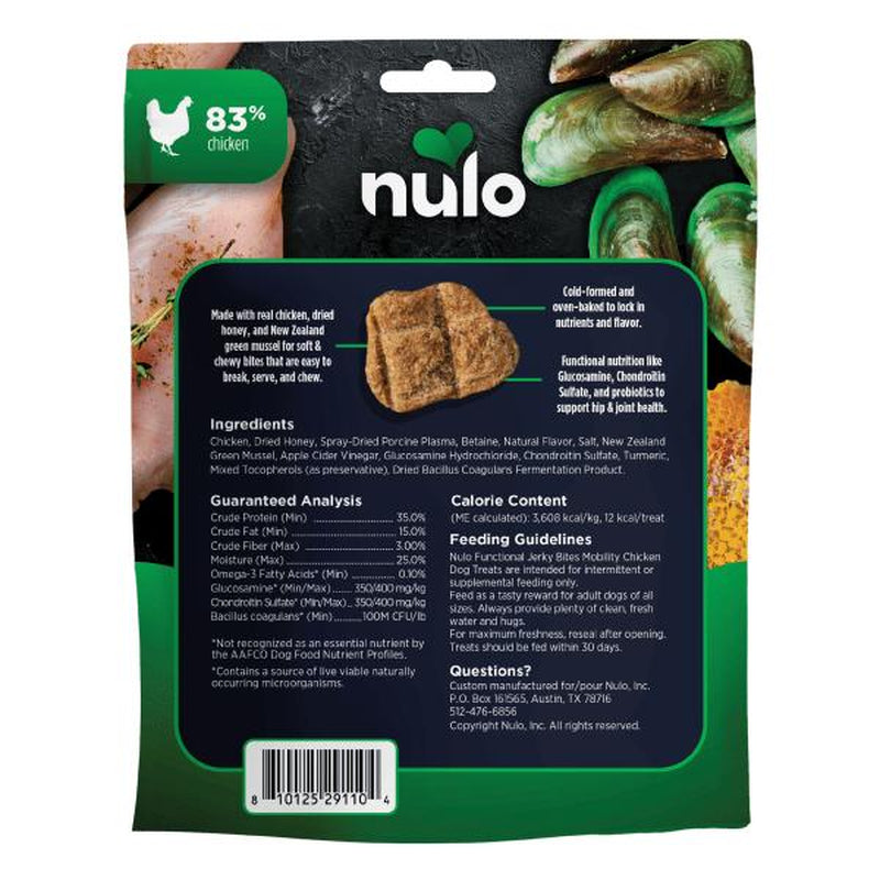 Nulo Functional Jerky Mobility Chicken Dog Treats, 5 Oz Pet Food Chewy